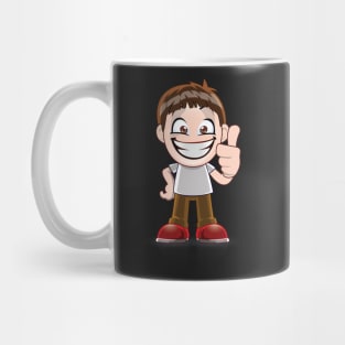 funny & cute back to school design for kids Mug